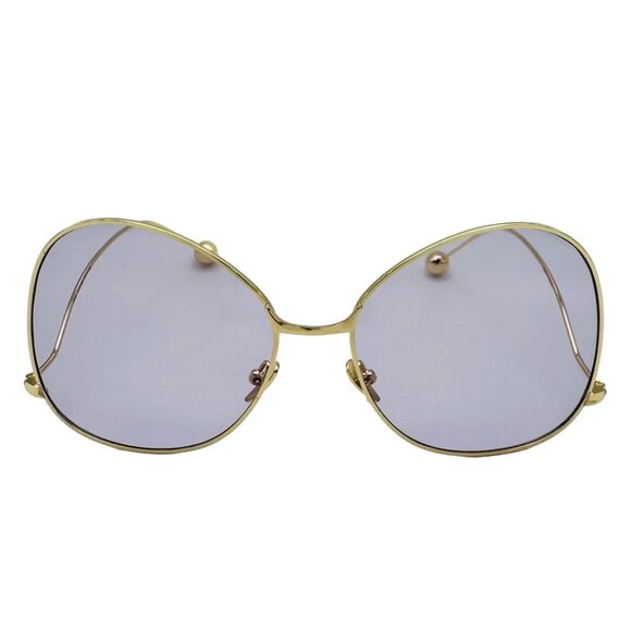 7024 | Purple Butterfly Lens Sunglasses - Picture 1 of 5
